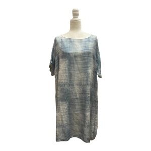 Eileen Fisher Womens Bateau Neck Shift Dress